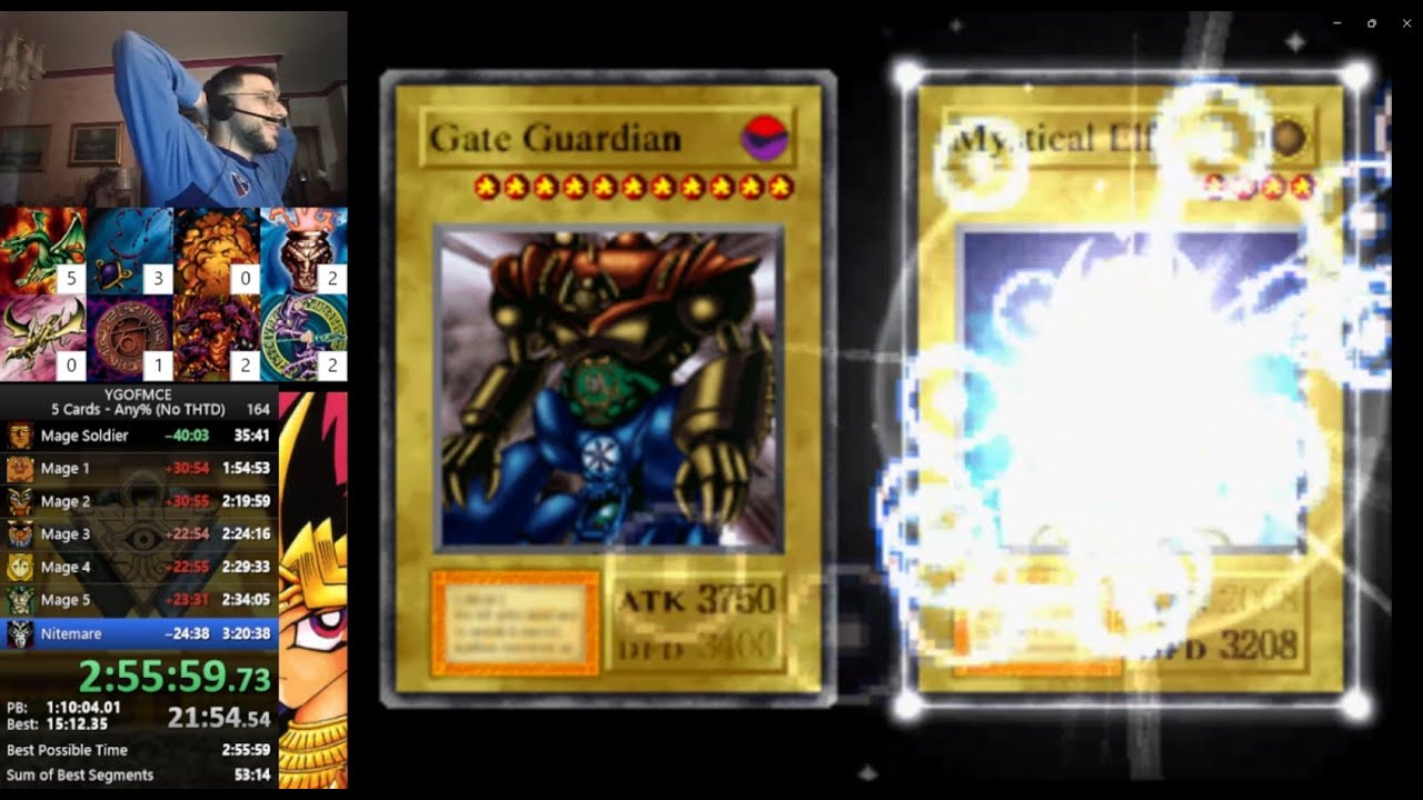 Yu-Gi-Oh! Forbidden Memories - 5 Cards - Any% (No Twin-Headed TD) Speedrun - 3:18:00
