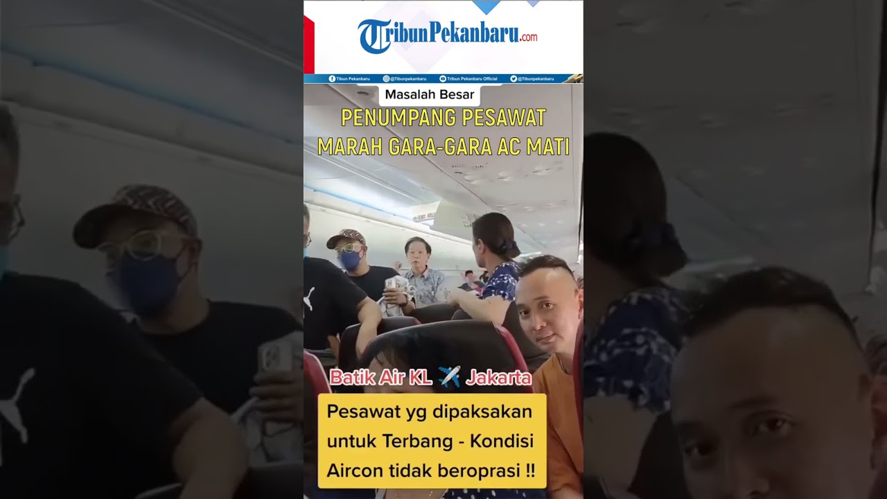 Penumpang Pesawat Batik Air Ngamuk Gara-gara AC Mati