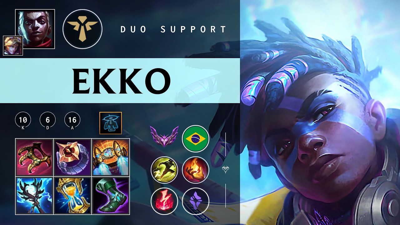 Ekko Support vs Taric - BR Master Patch 26.05