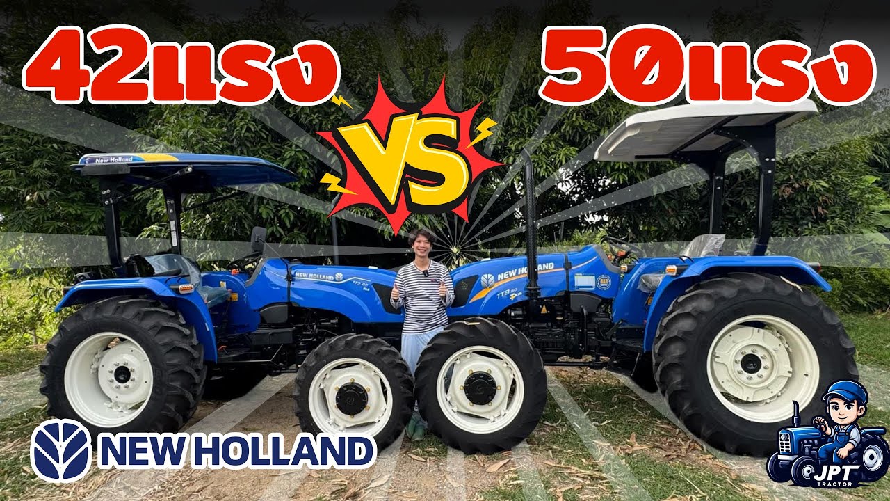 ประชันรถไถยักษ์! New Holland TT3.40 plus vs TT3.50 plus: ใครเหนือกว่า??