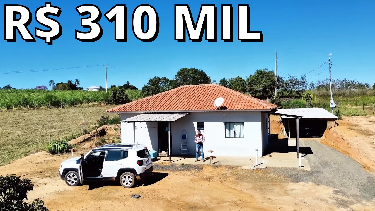 CHÁCARA DO ELINETE CASA 3 QUARTOS R$ 310 MIL WHATSAPP DELE 43 99699-6047