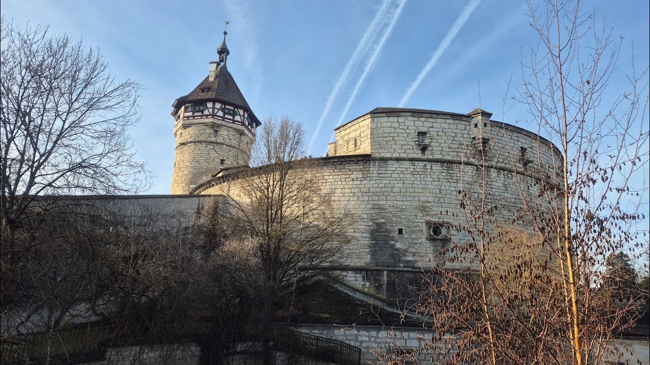 VLOG: SCHAFFHAUSEN И ЗАМОК MUNOT в ШАФФХАУЗЕН ШВЕЙЦАРИЯ 🇨🇭