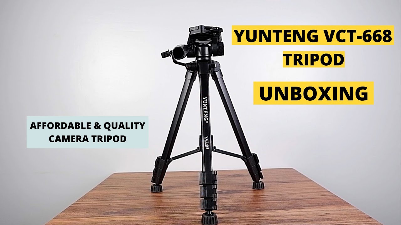 YUNTENG VCT-668 Camera Tripod Unboxing | Lemon Tree Unboxing