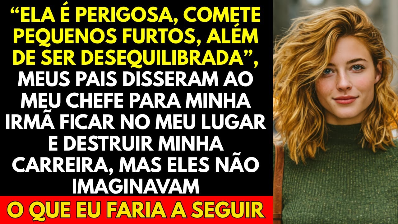 Ela é Perigosa, Comete Pequenos Furtos, Além De Ser Desequilibrada, Meus Pais Disseram Ao Meu Chefe
