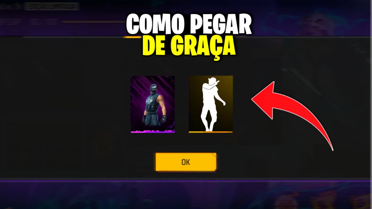 DESCOBRI COMO PEGAR O EMOTE PASSINHO DO JAMAL DE GRAÇA NO FREE FIRE
