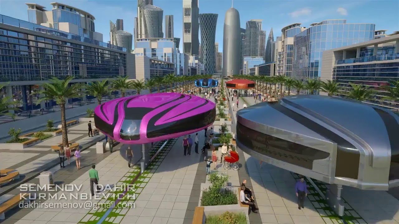 Futuristic amazing Gyroscopic Transportation