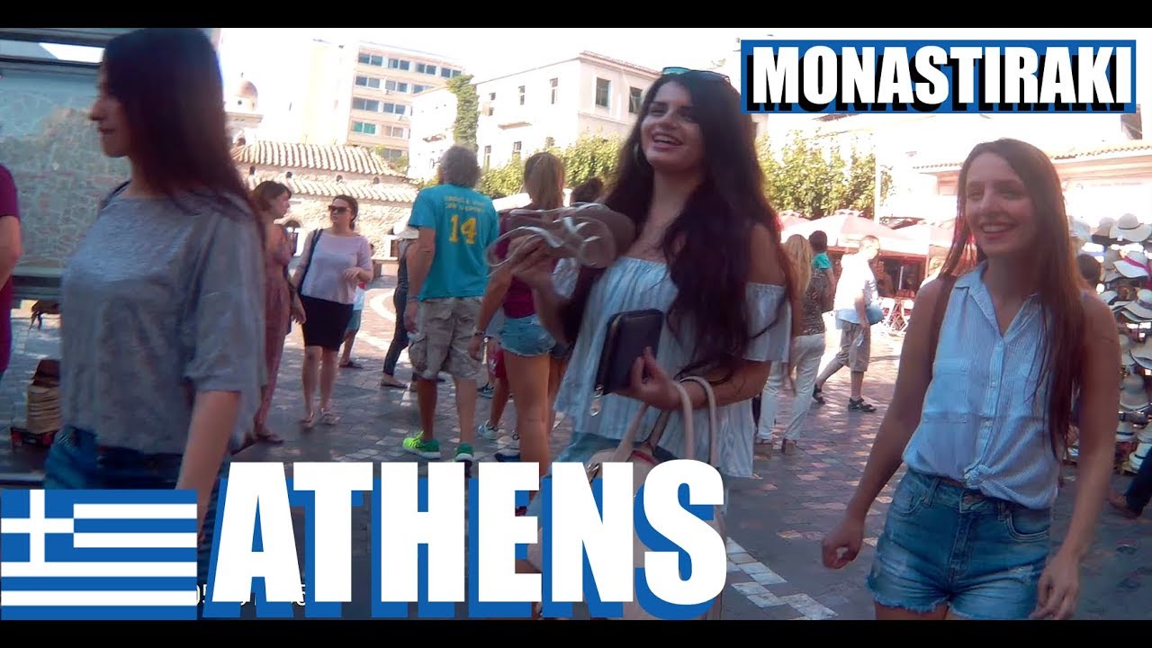 Monastiraki Athens: Tour Of Monastiraki Square In Athens Greece