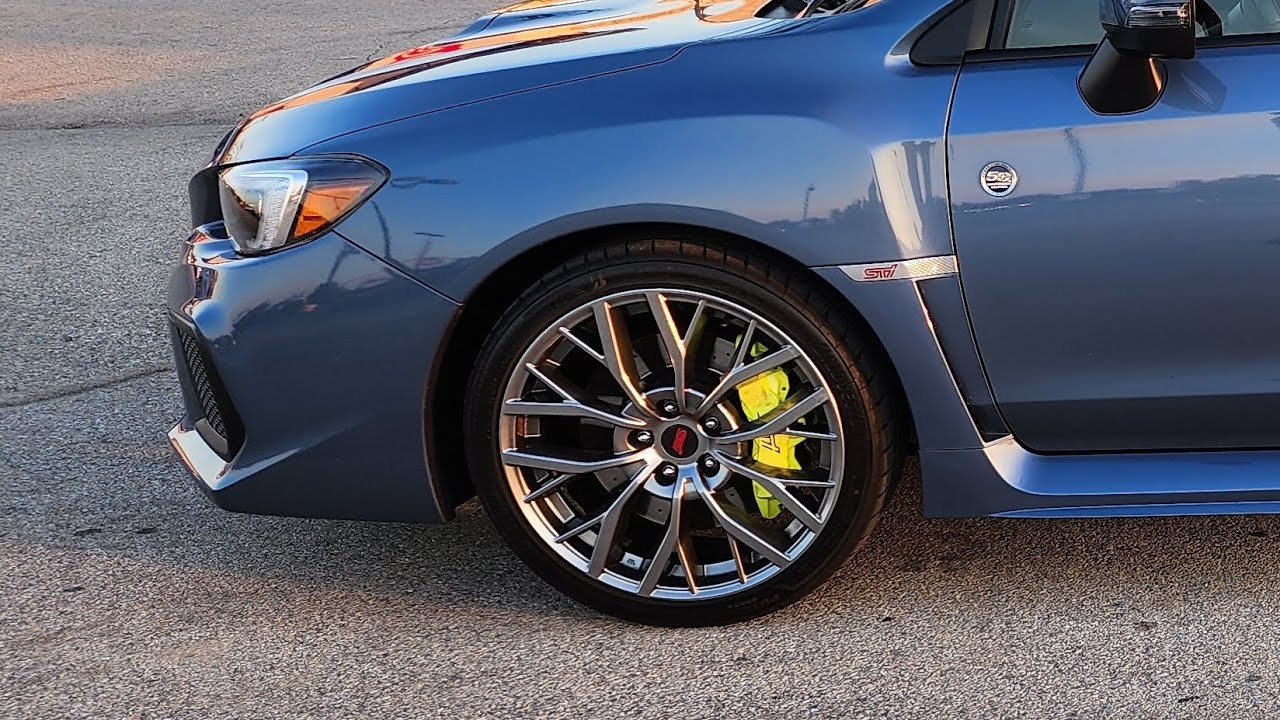 2018+ Subaru WRX STI 6 piston brake pad replacement
