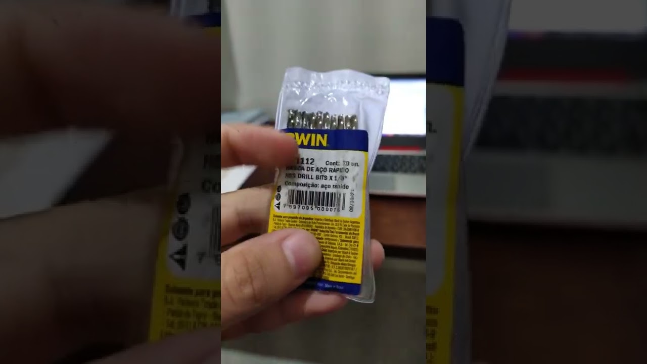 Broca para Aço 1/8" IRWIN. Enviamos para todo Brasil! Instagram: leonardonde ou luixroberto