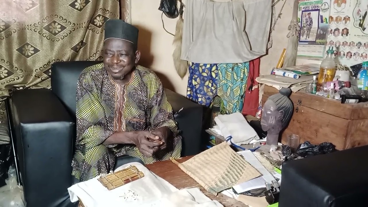 An interview with Baba Olosayin on how he became the instructor of osanyin