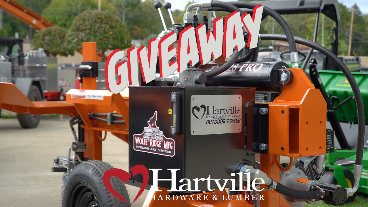 Wolfe Ridge Log Splitter Giveaway!!