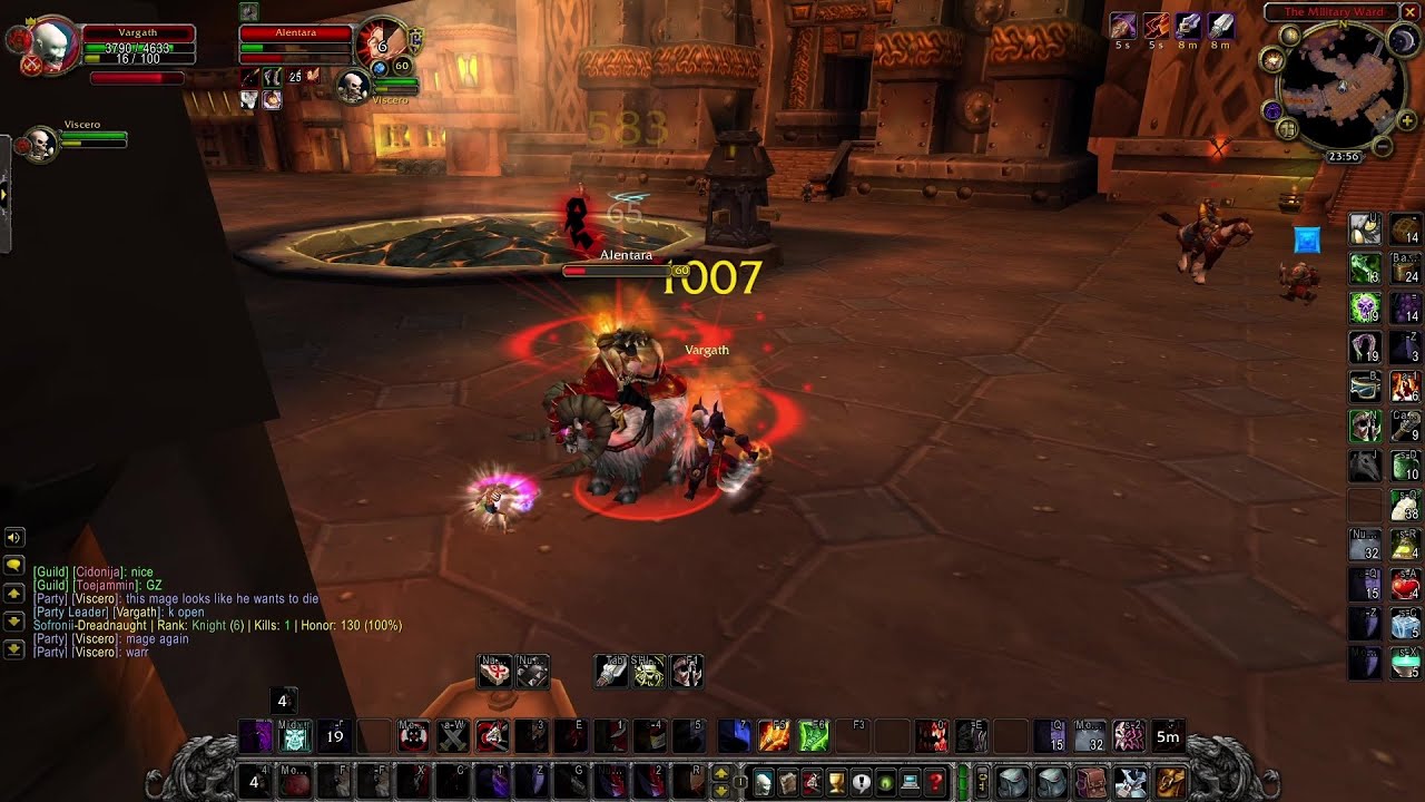 Two undead rogues terrorize Ironforge citizens