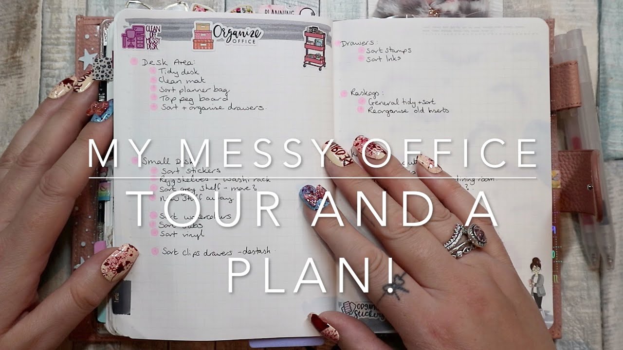 MY MESSY OFFICE | A TOUR AND A PLAN