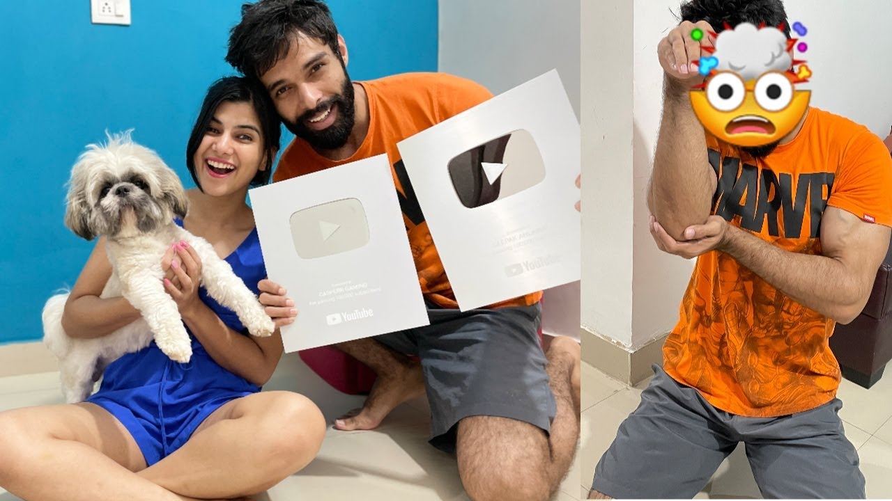 Naagin Dance Karwaya 😜🤣 + Unboxing 2nd Silver Play Button !!❤