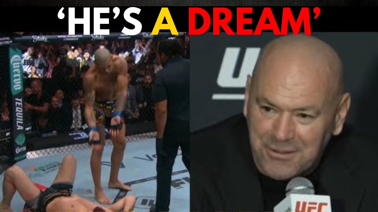 Dana White reacts to Alex Pereira KO'ing Magomed Ankalaev at UFC 320