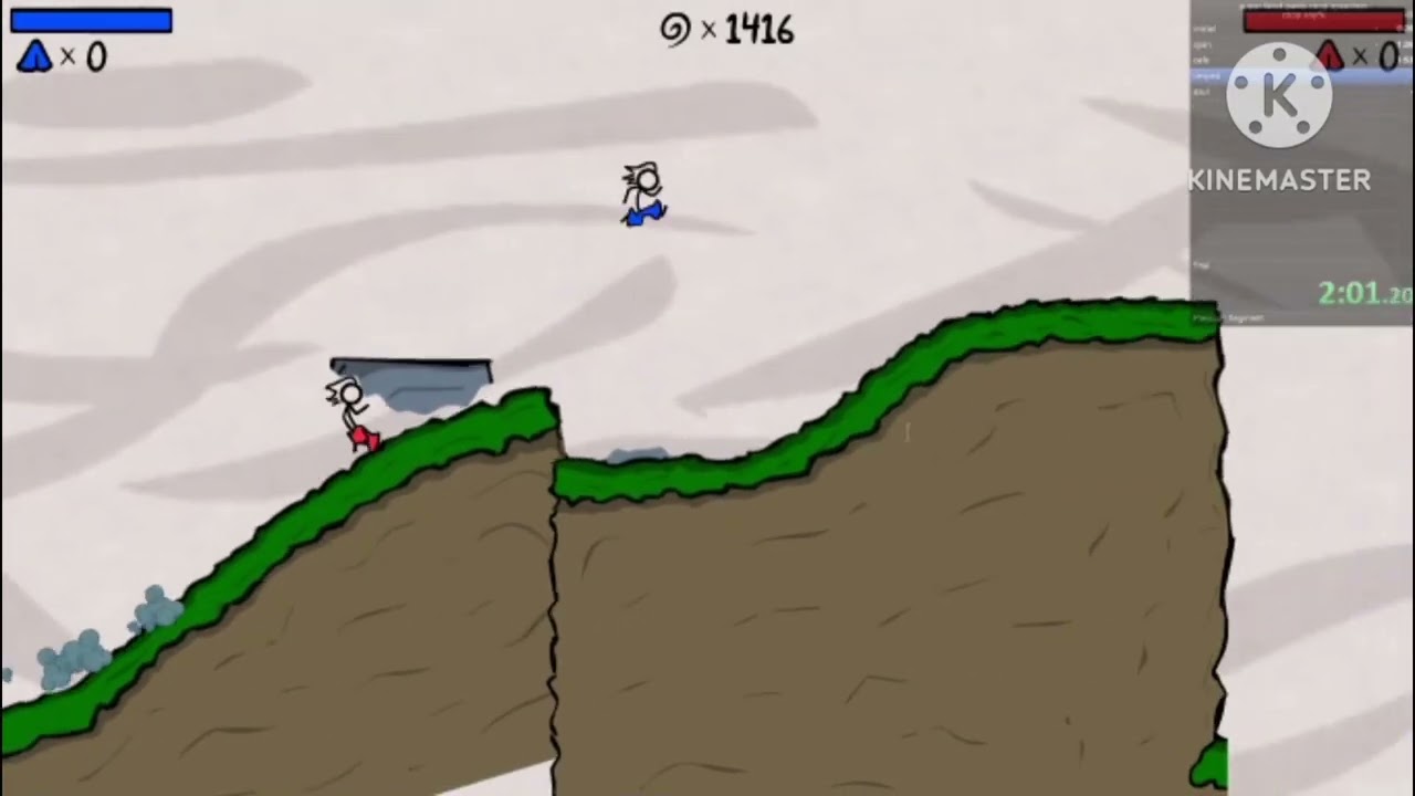  Super fancy pants world 1 Remix 2players speedrun 6:17 mins ft:@Milotono 