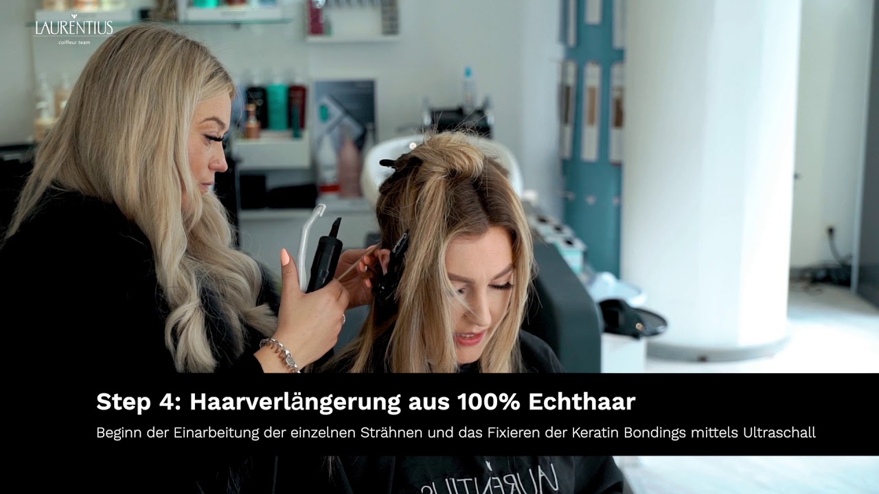 Wunderschöne Haarverlängerung - Echthaar - Great Lengths - Keratin Bondings - 200 Strähnen - 60cm