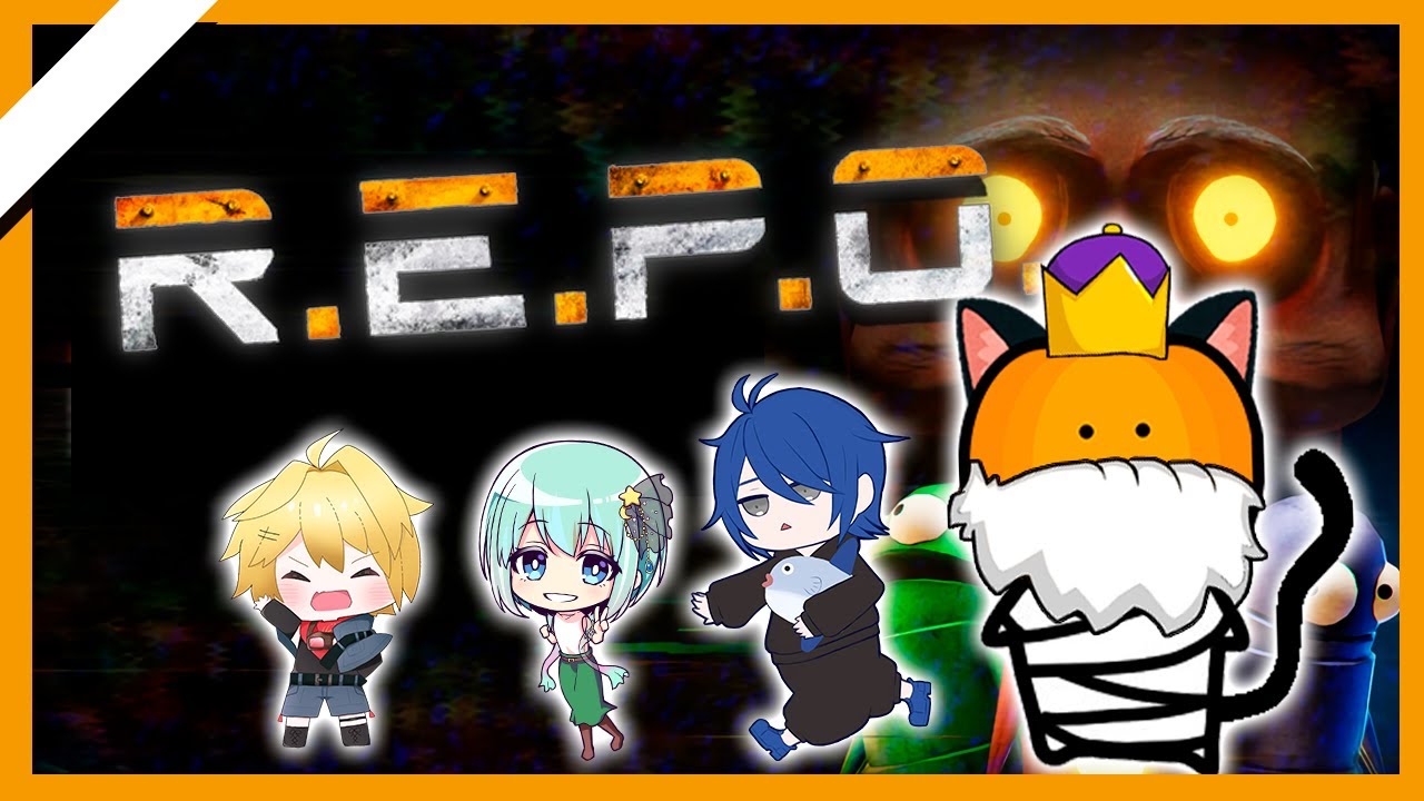 ピアノが落ちる！陶器が砕ける！仲間が爆発する！｜R.E.P.O. #REPO #Vtuber #初見配信 #MOD