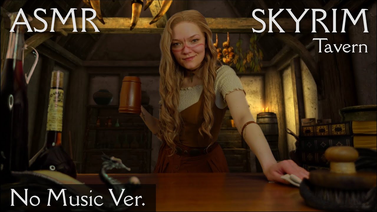 ASMR 🏹🍺 Just a normal Skyrim Tavern. [No Music Ver.]