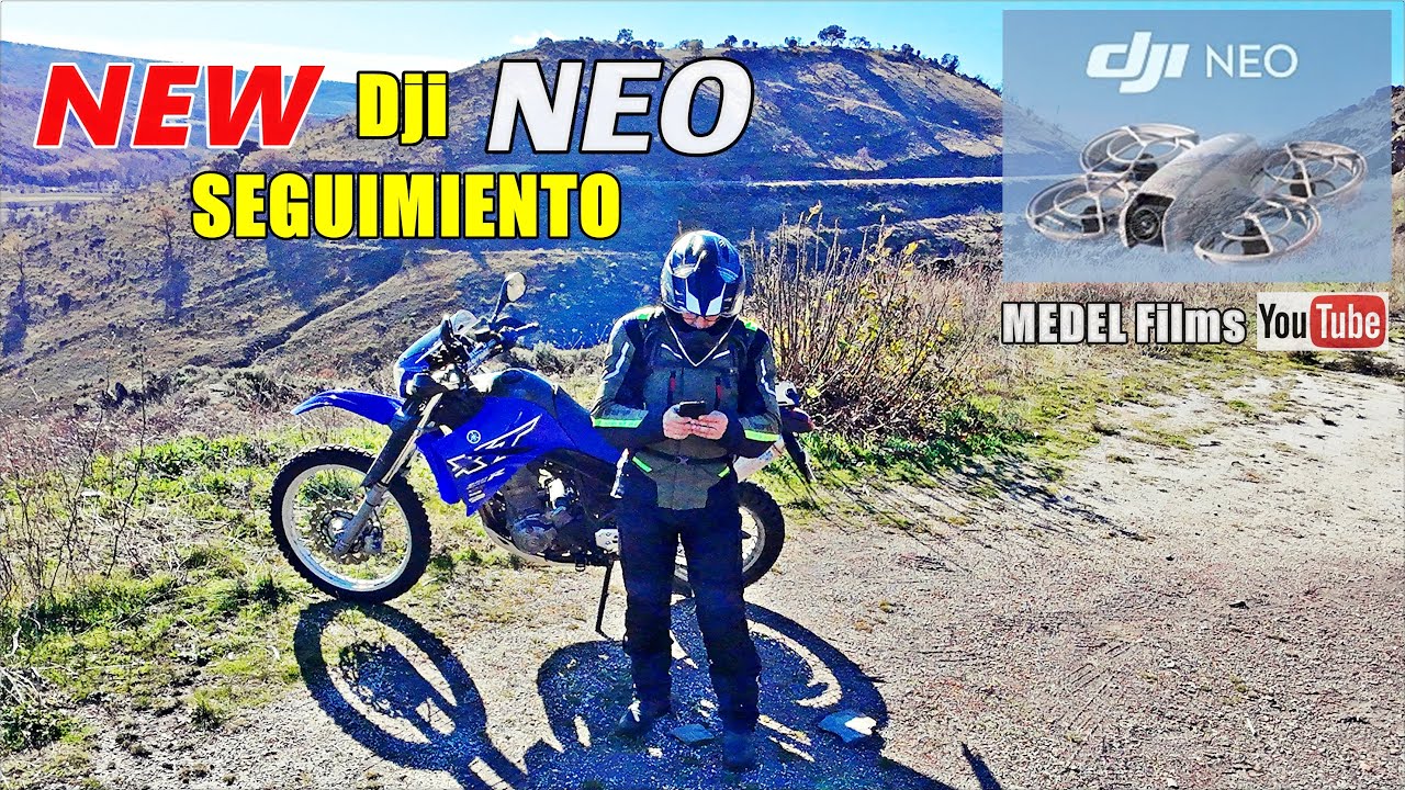 NEW #DJI NEO - SEGUIMIENTO *4K moto follow mode