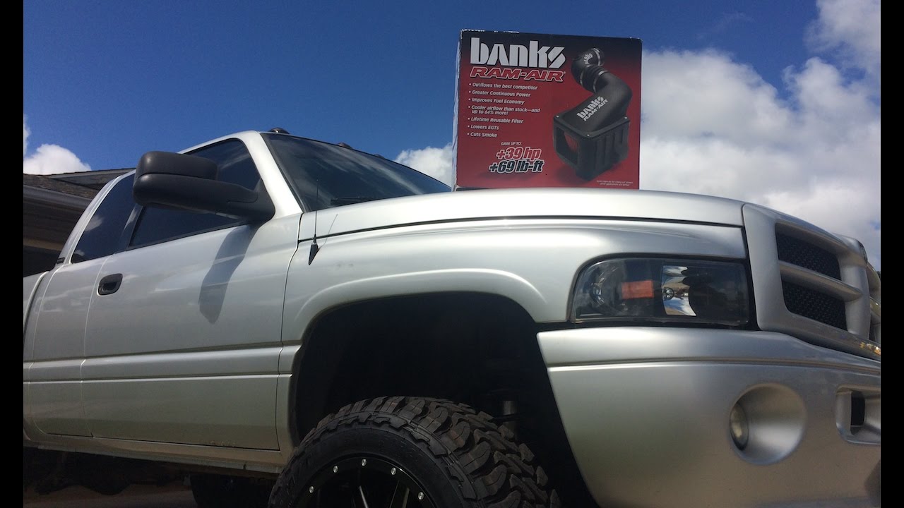 BANKS Cold Air Intake Unboxing/Install On My 2001 24v Cummins