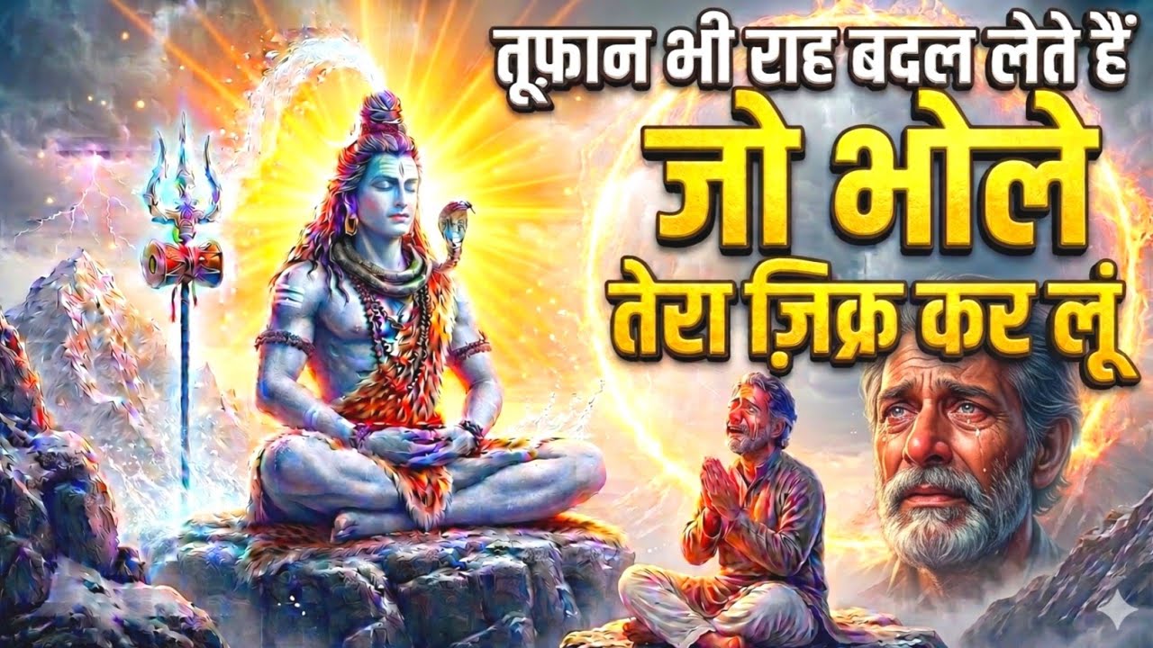जो भोले तेरा ज़िक्र कर लूं 🙏 तूफ़ान भी राह बदल लेते हैं | Mahakal Bhajan | New  Shiv Bhajan
