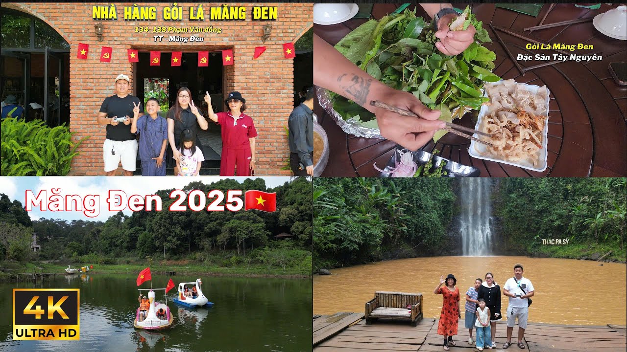 Vlogs đến Măng Đen ăn gì đi đâu ? Đặc sản gỏi lá rừng và những địa điểm du lịch Hot tại Măng Đen 🇻🇳