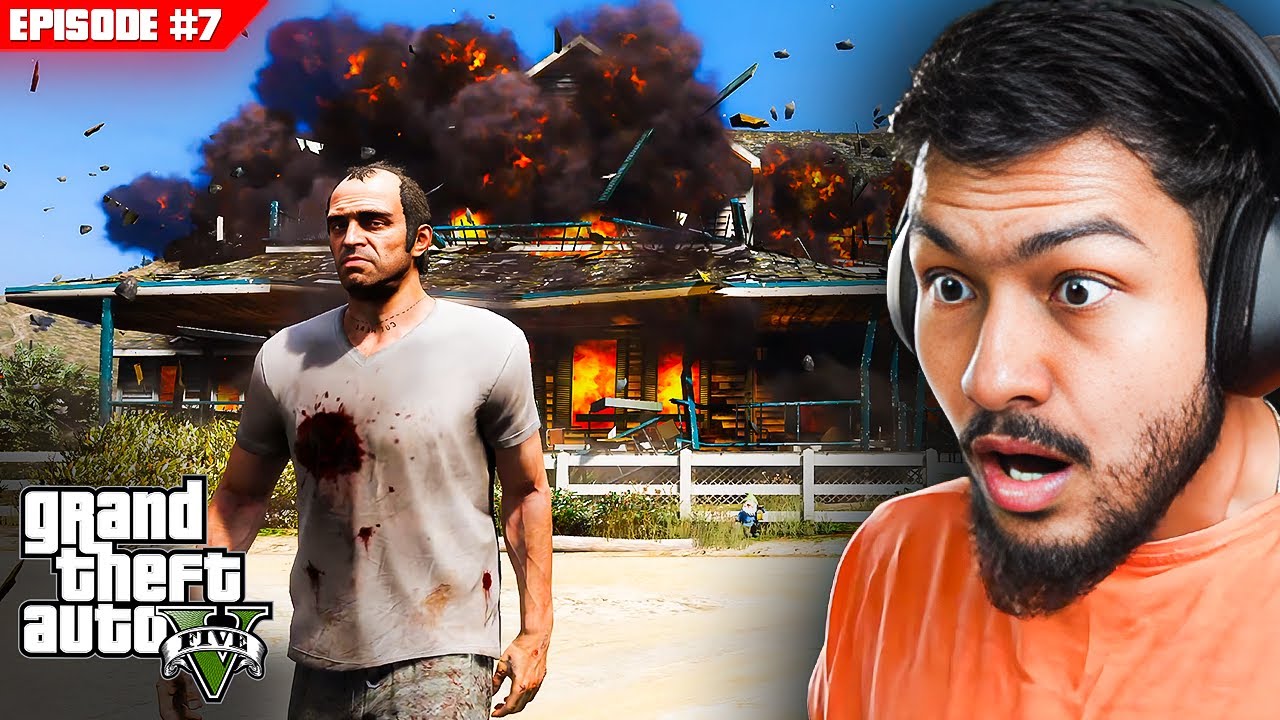 TREVOR GOES FULL PSYCHO | GTA 5 (Hindi Dubbed) EP 7