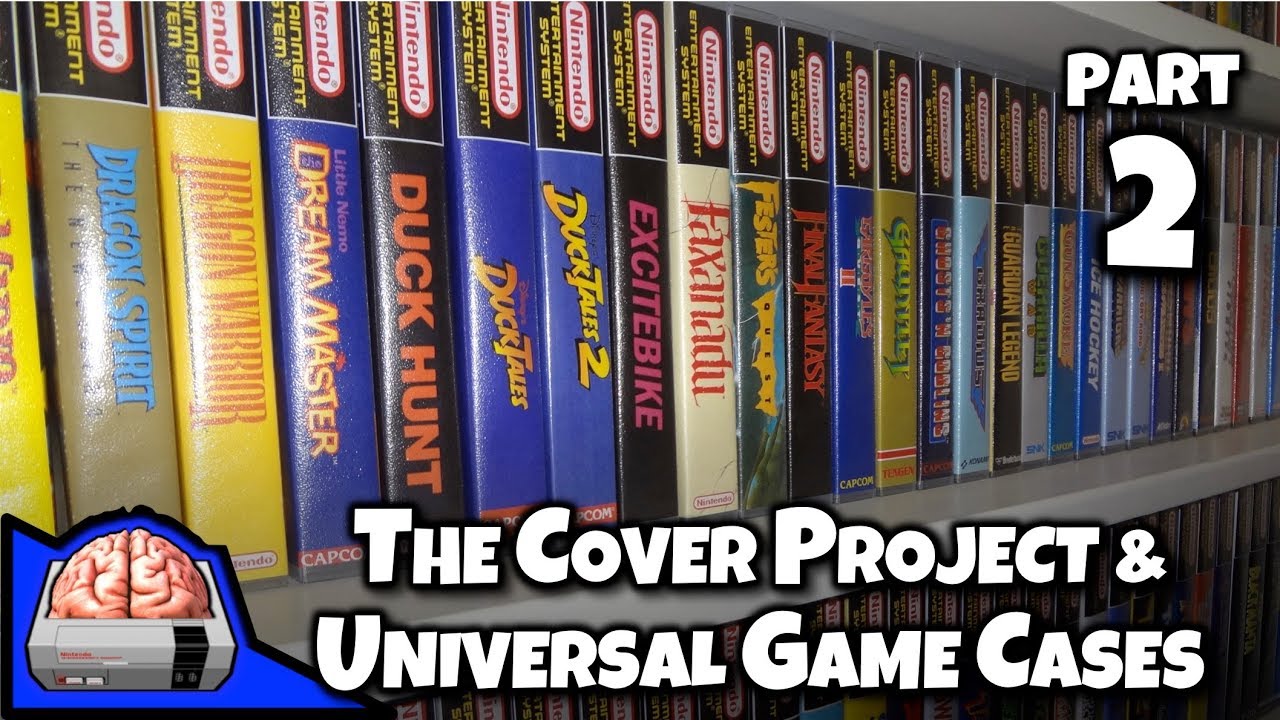 Part 2: The Cover Project and Universal Game Cases: Retro NES SNES N64 GBA Genesis Games