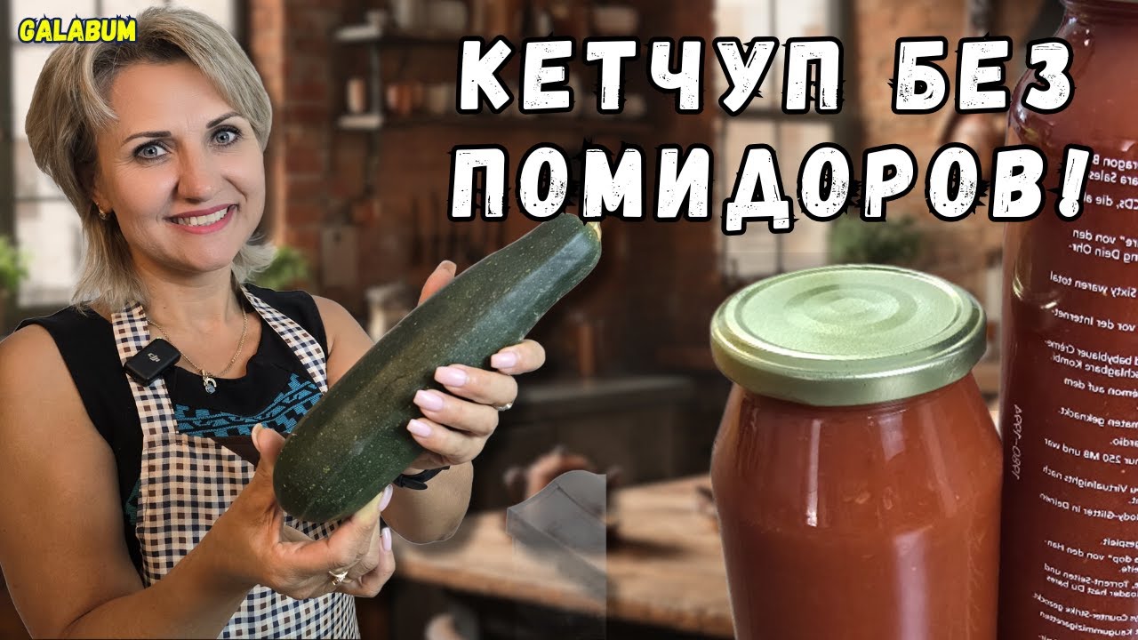 Готовлю Кетчуп из Кабачков за 30 минут / Кетчуп без помидоров — вкус, который удивит всех.