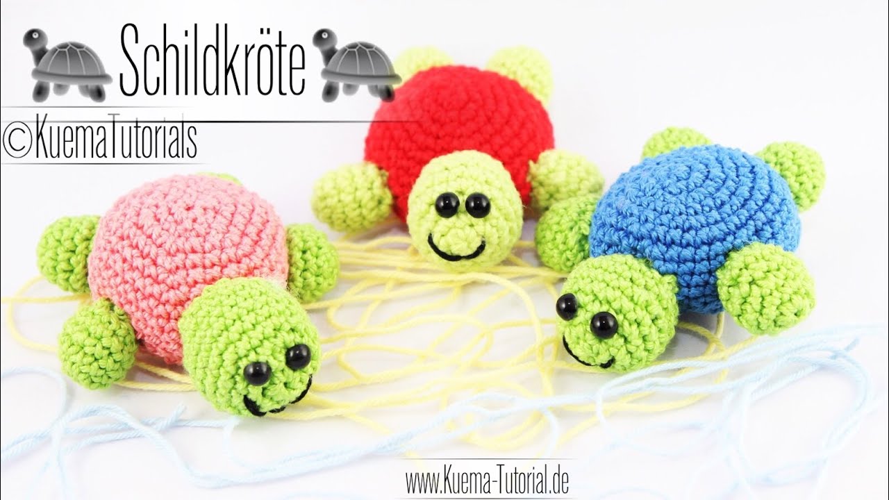 Amigurumi Schildkröte  - Turtle Häkelanleitung  ( Anfänger)
