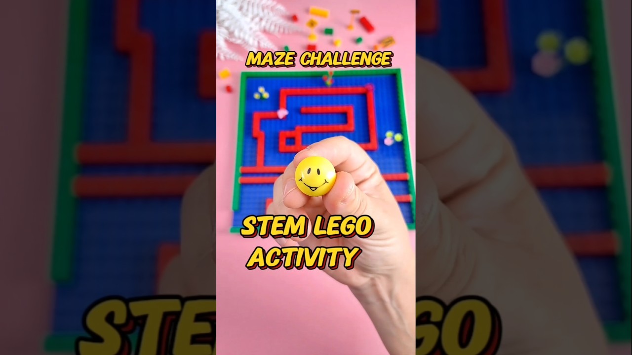 LEGO Maze Fun! | Can You Escape? 🧩 #LEGO #Maze #DIYFun #KidsChallenge