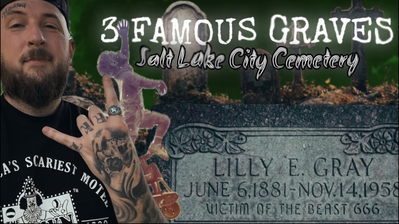 3 of the most FAMOUS graves at the HAUNTED Salt Lake City CEMETERY 💀🪦