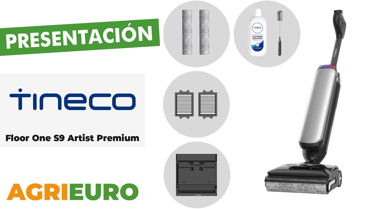 Tineco Floor One S9 Artist Premium - Fregadora de batería - Presentación