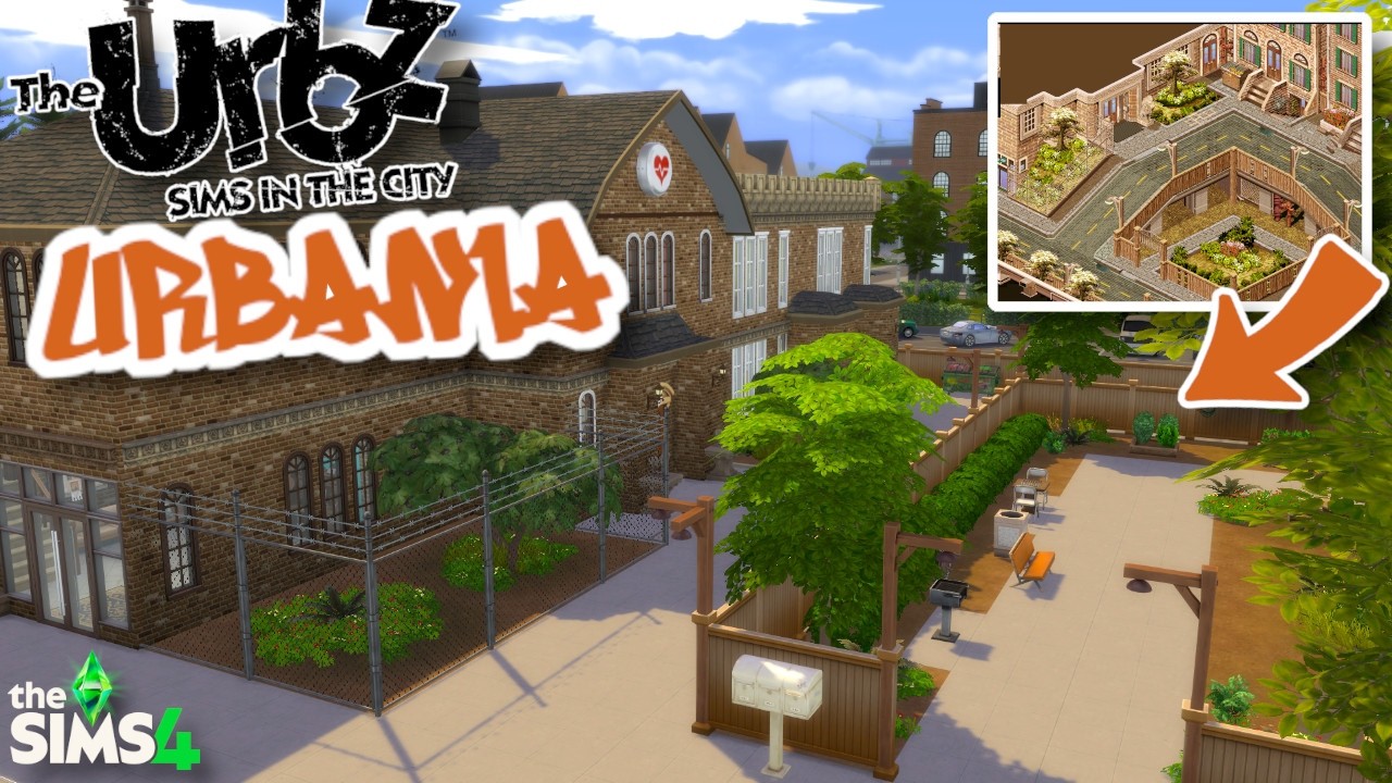 I Built The Urbz DS Urbania In the Sims 4!  | The Sims 4