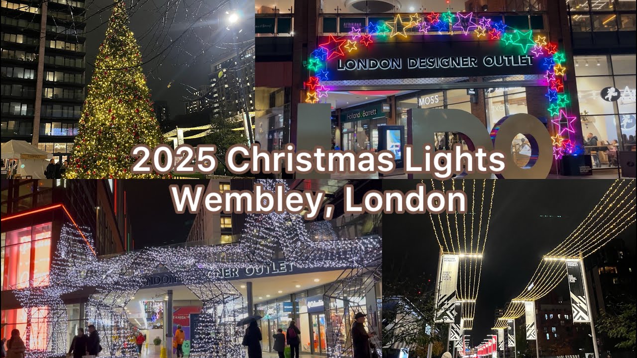 2025 Christmas Wembley Lights Tour | London Designer Outlet