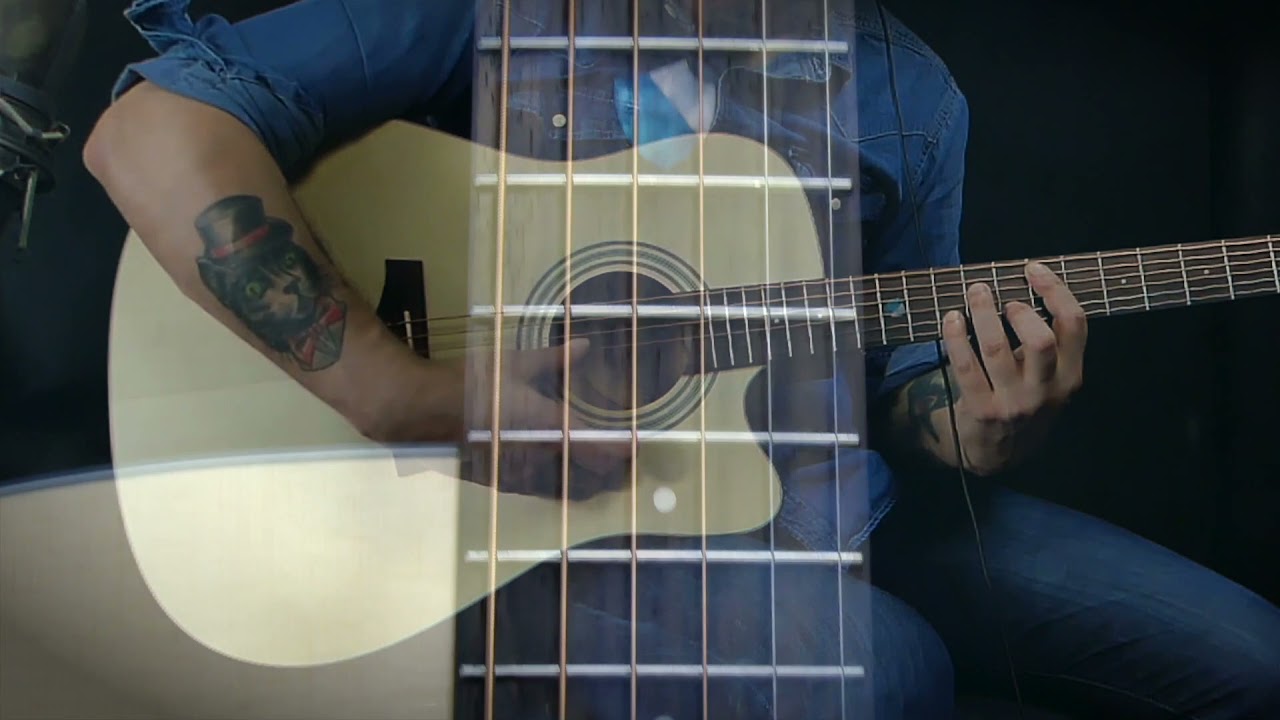 RANDON RGI-01CE - mahoniowy korpus, świerkowa płyta, aktywna elektronika