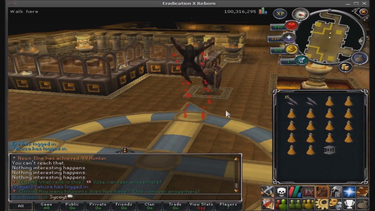 EradicationX RSPS 2020 Runescape Private Server Best Custom Server V1