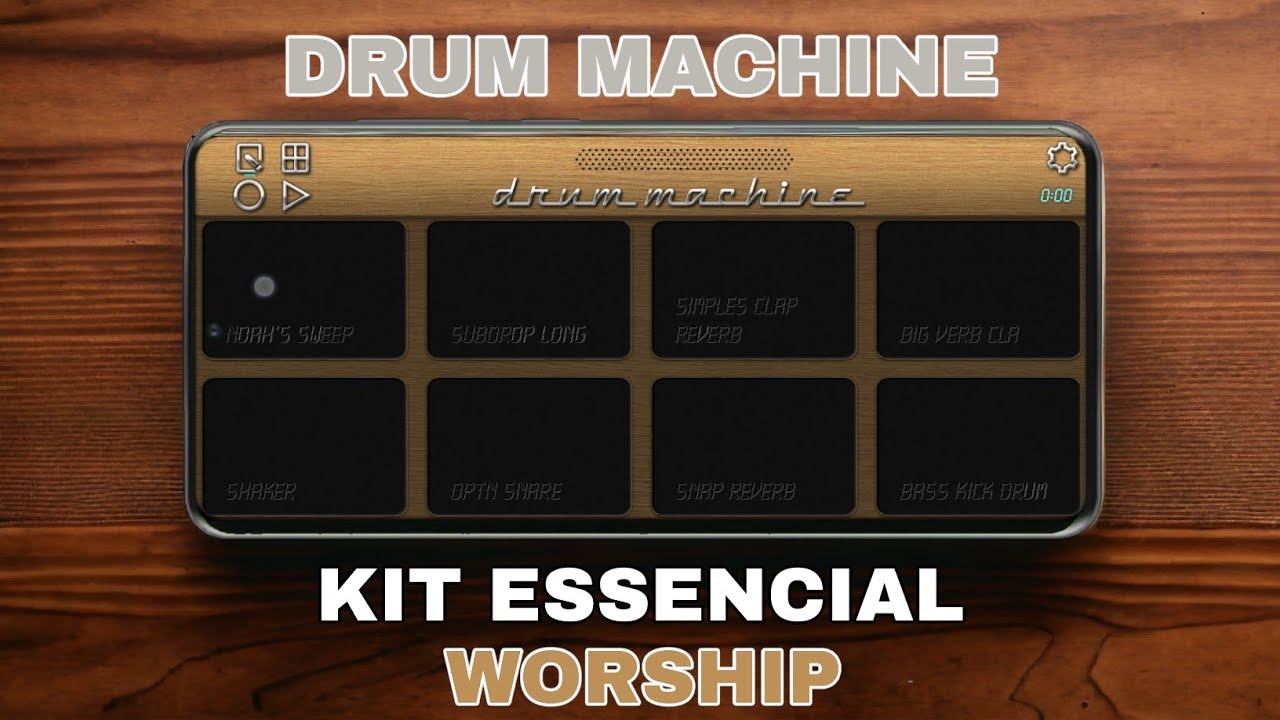 DRUM MACHINE + KIT ESSENCIAL WORSHIP GRÁTIS 🔥😍🙏