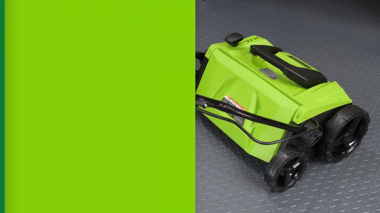 Assembling/Operating Your Greenworks Dethatcher - Scarifier 13A,40V
