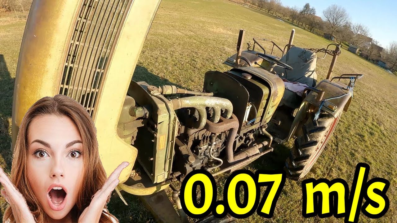[4k] [Natural Sounds] • Fendt Farmer 2 • Test drive of the slowest tractor in the world