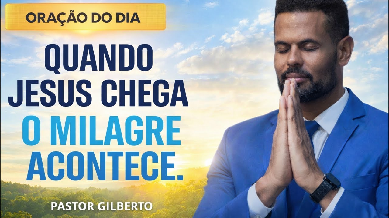 Pastor Gilberto adicionou você! Deus faz milagres 🔥🙏