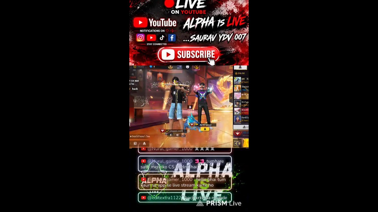 Alpha is  live playback br ranked pushing igl Alpha team .😨🖇️🖇️
