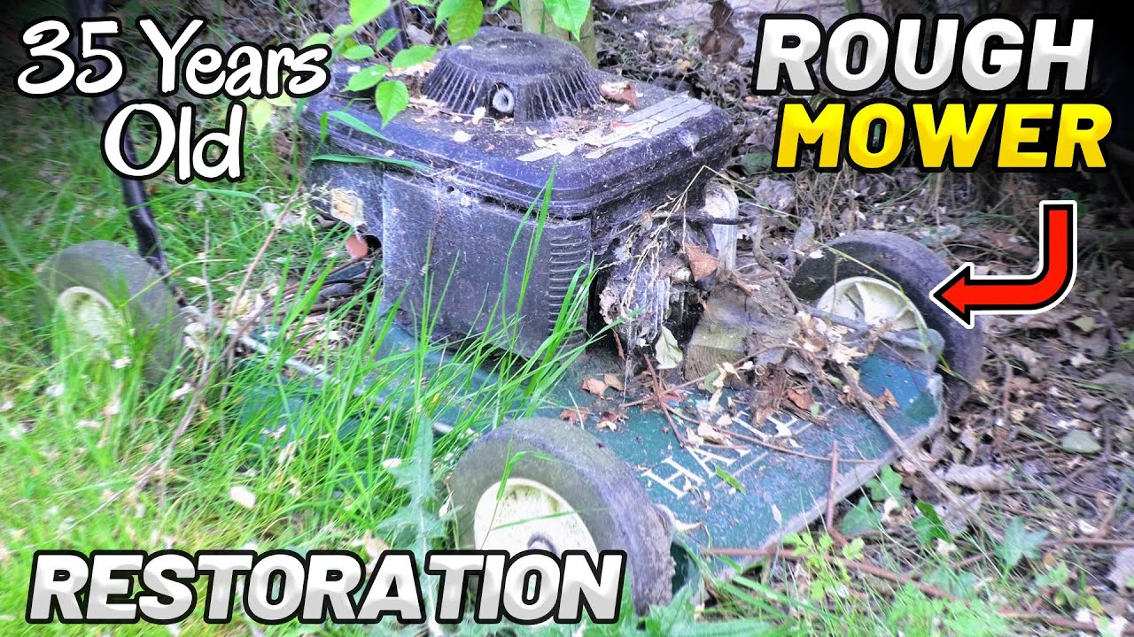FORGOTTEN 35 YEAR OLD MINI BRUSH MOWER RESTORATION