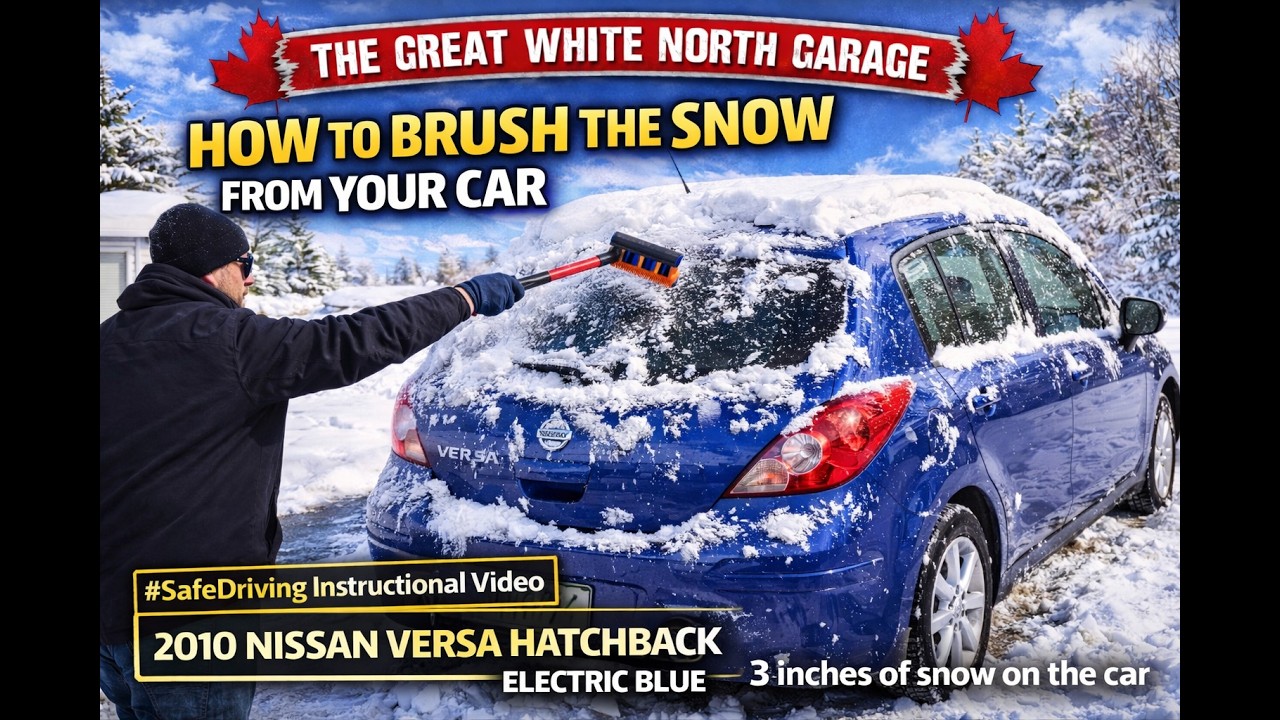 How To Fluffy Snow Removal, ASMR Relaxation, POV Snow Removal, Oddly Satisfying Spring Time Snow