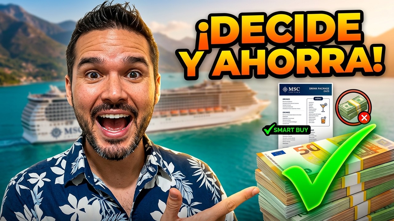 Te ayudo a decidir sobre los paquetes de bebidas de MSC Cruceros...
