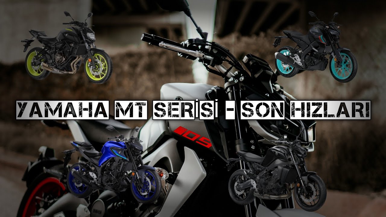 Yamaha MT Serisindeki Tüm Motorların Son Hızları - Top Speed !(GERÇEKTEN ETKİLEYİCİ)