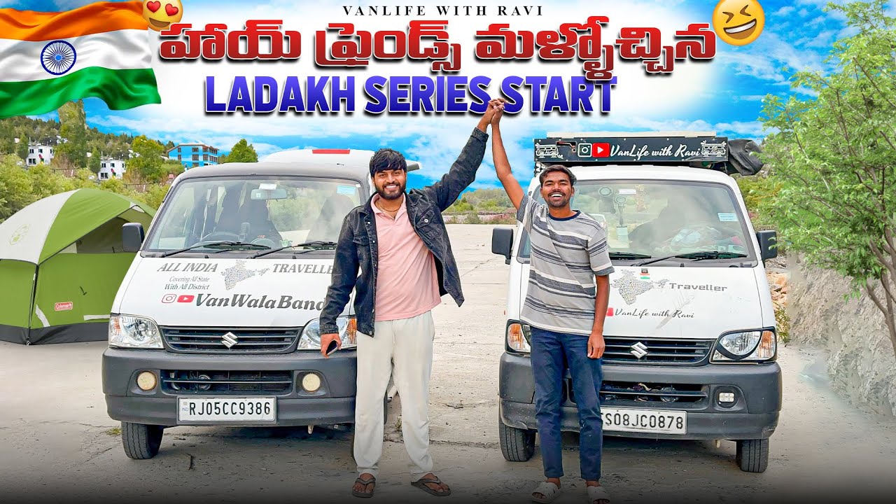 Finally Back with Ladakh Trip 🔥❤️ (Day - 1) #vanlifewithravi #vanlifeinindia #ladakhtrip