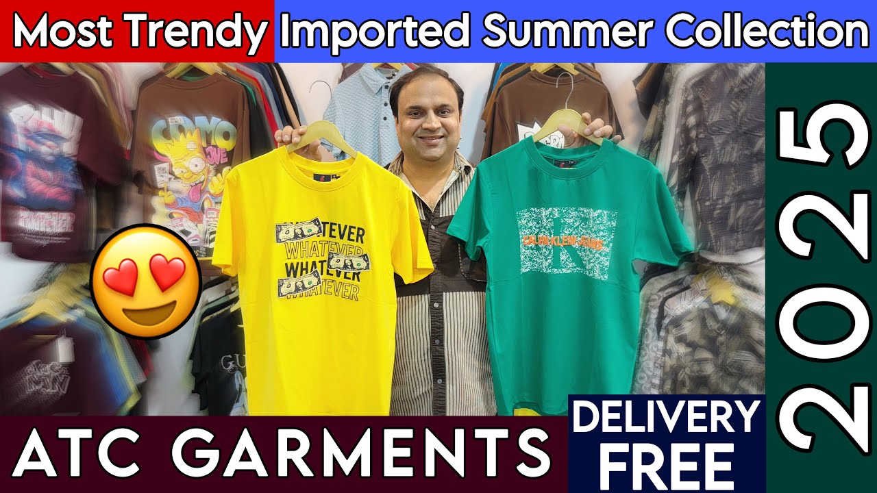 Imported Quality Tshirt Down Shoulder Wholesale 2025 | Atc Garments