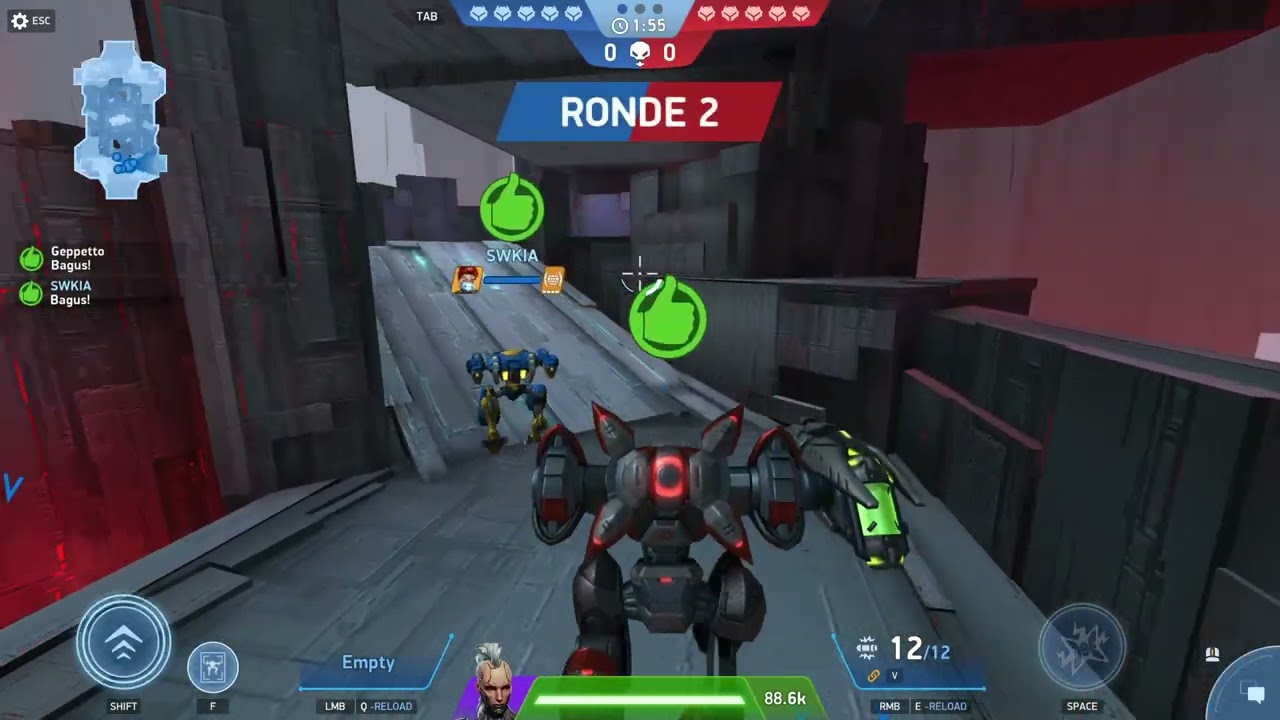 Mech Arena yeay MVP 2 Mech #mecharena #gaming #midgame #volti #seeker #nomad #panther